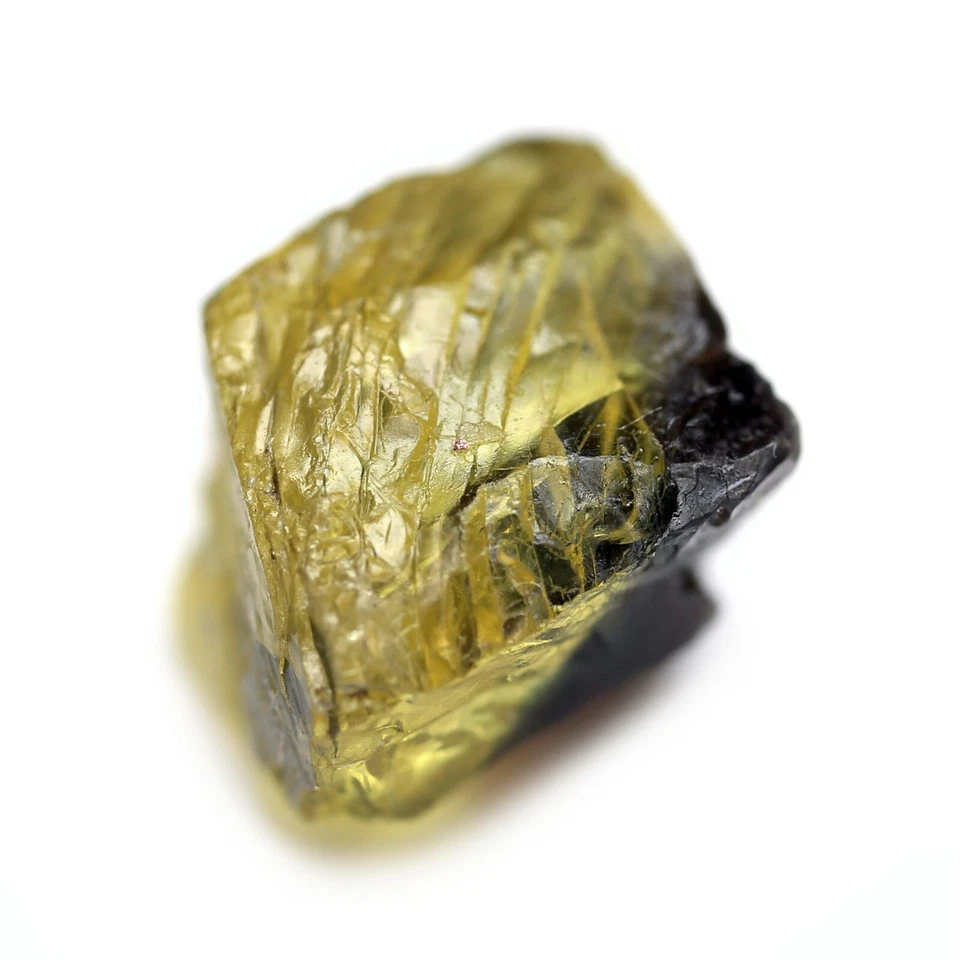 Certified 5.91ct Natural Unheated Yellow Gray Sapphire Madagascar Rough 8.8x8 mm - Image 3 of 4