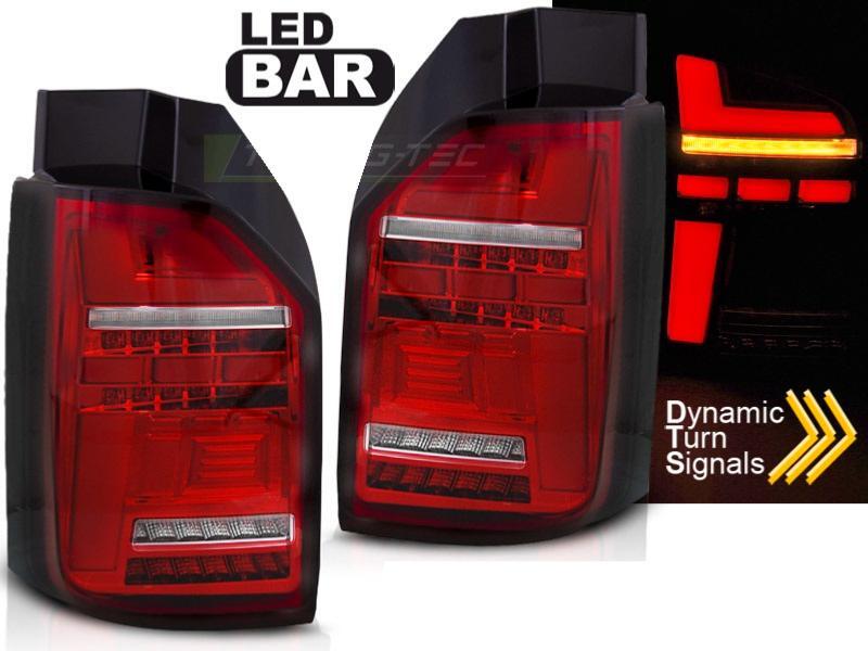 Feux arriere Full LED pour VW T6 adaptes aux trajets de nuit et voyages en van amenage