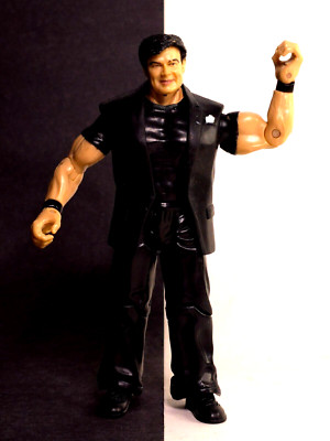 Eric Bischoff WWE Action Figure (Loose) - JAKKS Pacific 2003 - Black Shirt/Pants