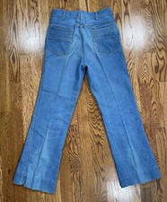 Vintage 70s Bell bottom Jeans Women s Blue Size 28