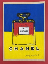 Andy Warhol Disegno su carta (fatto a mano) firmato e timbrato tecnica mista.