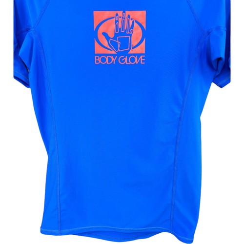 Body Glove Juniors Short Arm Fitted Rashguard, Male. Junior, Royal Blue, 14 - Picture 10 of 11