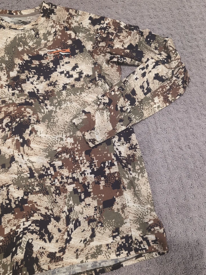 Sitka Gear Core Merino 120 LS Crew Large Subalpine Excellent Free Shipping! - Image 3 of 4