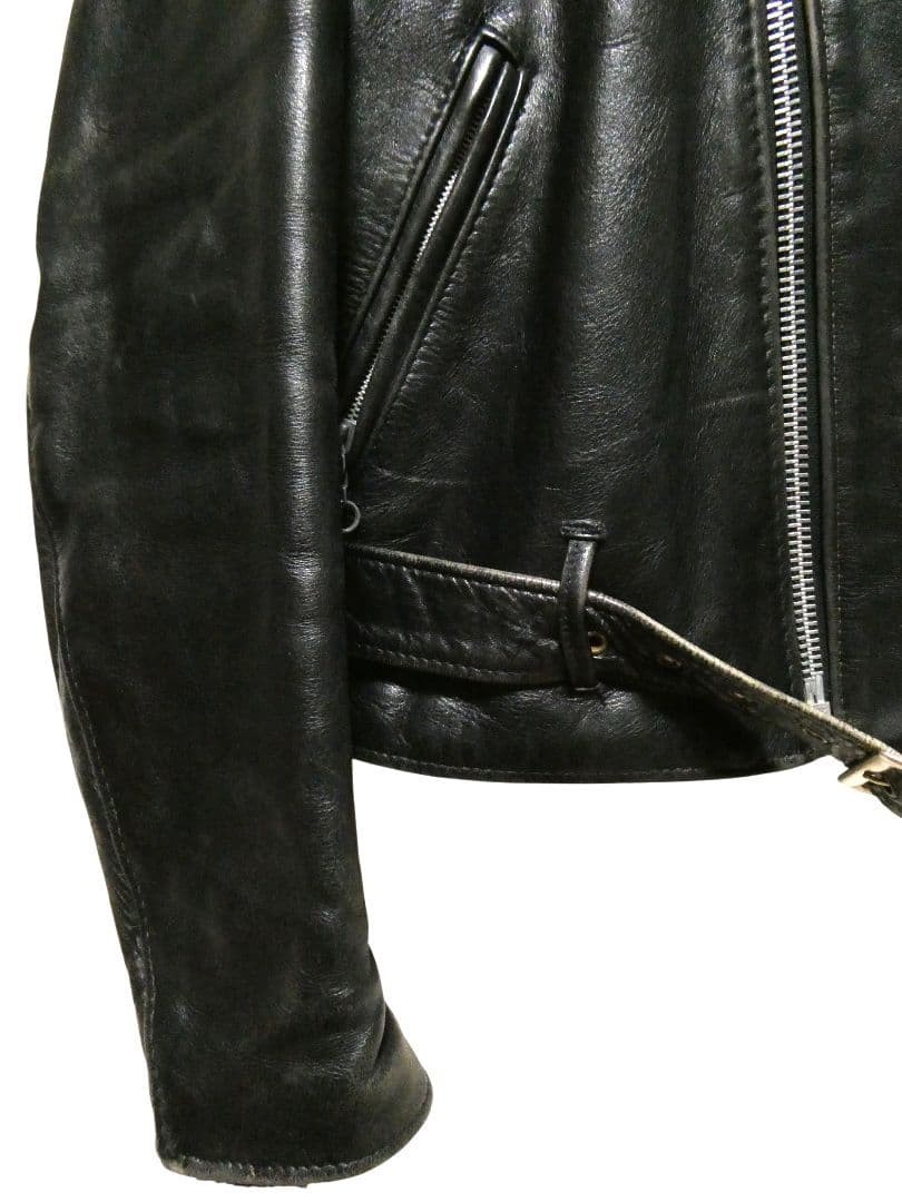 Schott Leather Jacket Double Riders 618 Black Size 40 Japan | eBay