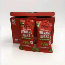 Dry Roasted Edamame Snack (Sea Salt), Keto, High Protein, GF, 100 Cal, 10 PK