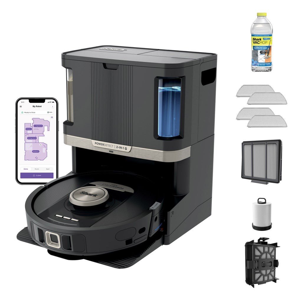 Shark PowerDetect 2-2 in-1 Robot Vacuum Mop Self-Cleaning