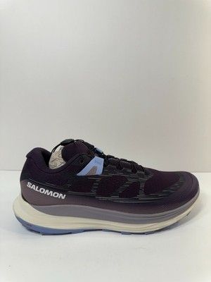 01036 Salomon Ultra Glide 2 Trail Running Shoes,  Nightshade/Grey/Blue-US 10