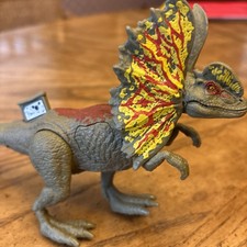 Jurassic World Epic Attack Levels Damage Dilophosaurus Mattel Lights Sounds