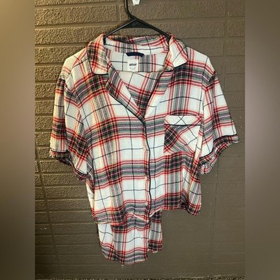 Aerie Multicolor Plaid Pajama Set