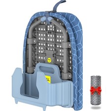 Ironing Board Small with Iron Holder, Tabletop Small Iron Board with 2 Ironin...