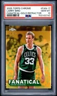 2025 Topps Chrome Larry Bird Refractors Gold (PSA 10)