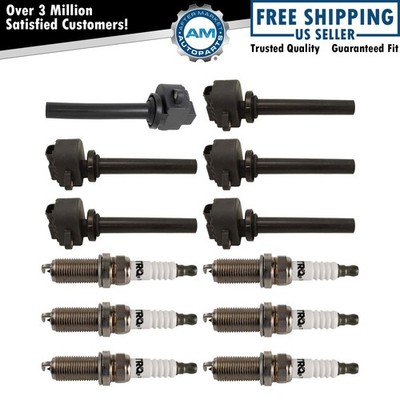 TRQ Ignition Coils & Spark Plugs Fits 2003 Isuzu Rodeo Rodeo Sport