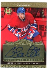 2006-07 UD ULTIMATE COLLECTION #116 GUILLAUME LATENDRESSE AUTO ROOKIE 261 /299