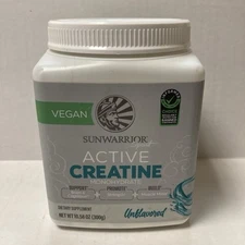 Sunwarrior Active Creatine 10.58oz Unflavored EXP 9/25