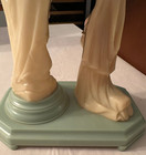 Vintage Schmid Our Lady of Lourdes Bernadette Statue Music Box Immaculate Mary — photo 5