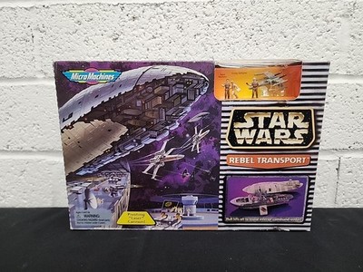 1997 Galoob Star Wars Micro Machines Rebel Transport Mint In Sealed Box MISB
