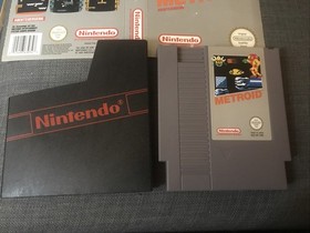 NES NINTENDO - METROID &bull; Jeu NOE PAL / Cartouche + Fourreau Semi Boxed