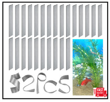 52 Pcs Aquarium Plant Weights for Anchoring Live Plants in Fish Tanks