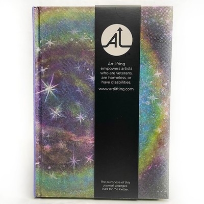 Journal Hardcover Lined - New/Sealed - cosmic - Kitty Zen ''Cat's Eye Nebula'' Art