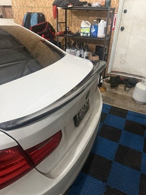 f30 bmw 328xi carbon fiber duckwing spoiler 2012-2015