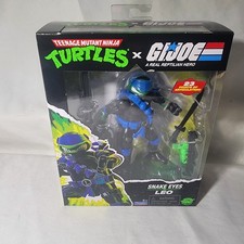 Teenage Mutant Ninja Turtles x GI Joe Snake Eyes Leonardo Playmates TMNT
