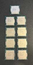 Lot of 9 Intel Core i3-6100 SR2HG 3.70GHz LGA1151 Desktop CPU Processors