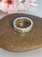 Phantastischer massiver Ring Silber 925, Mexx, Ketten Design, 18,4mm