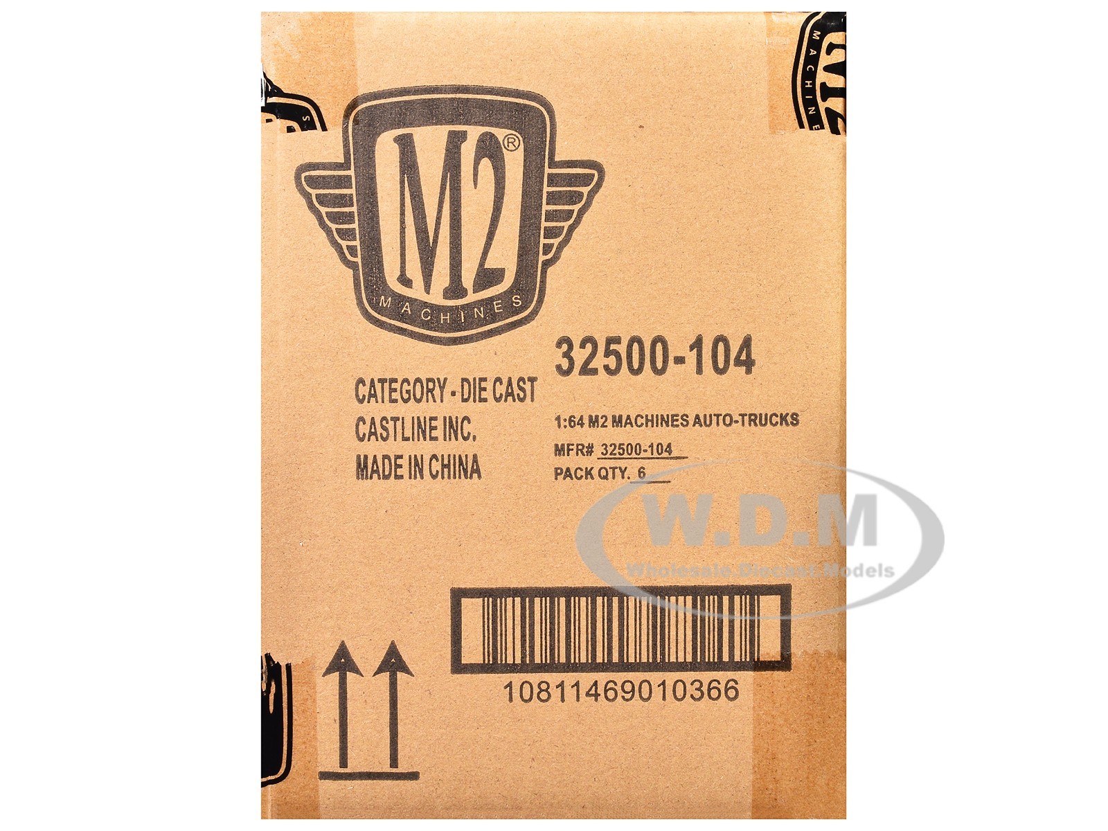 AUTO THENTICS 6 PC CAR SET RELEASE 104 IN CASES 1/64 BY M2 MACHINES 32500-104