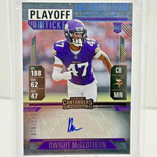 2024 Panini Contenders Dwight McGlothern #200 Playoff Ticket Auto /149 RC