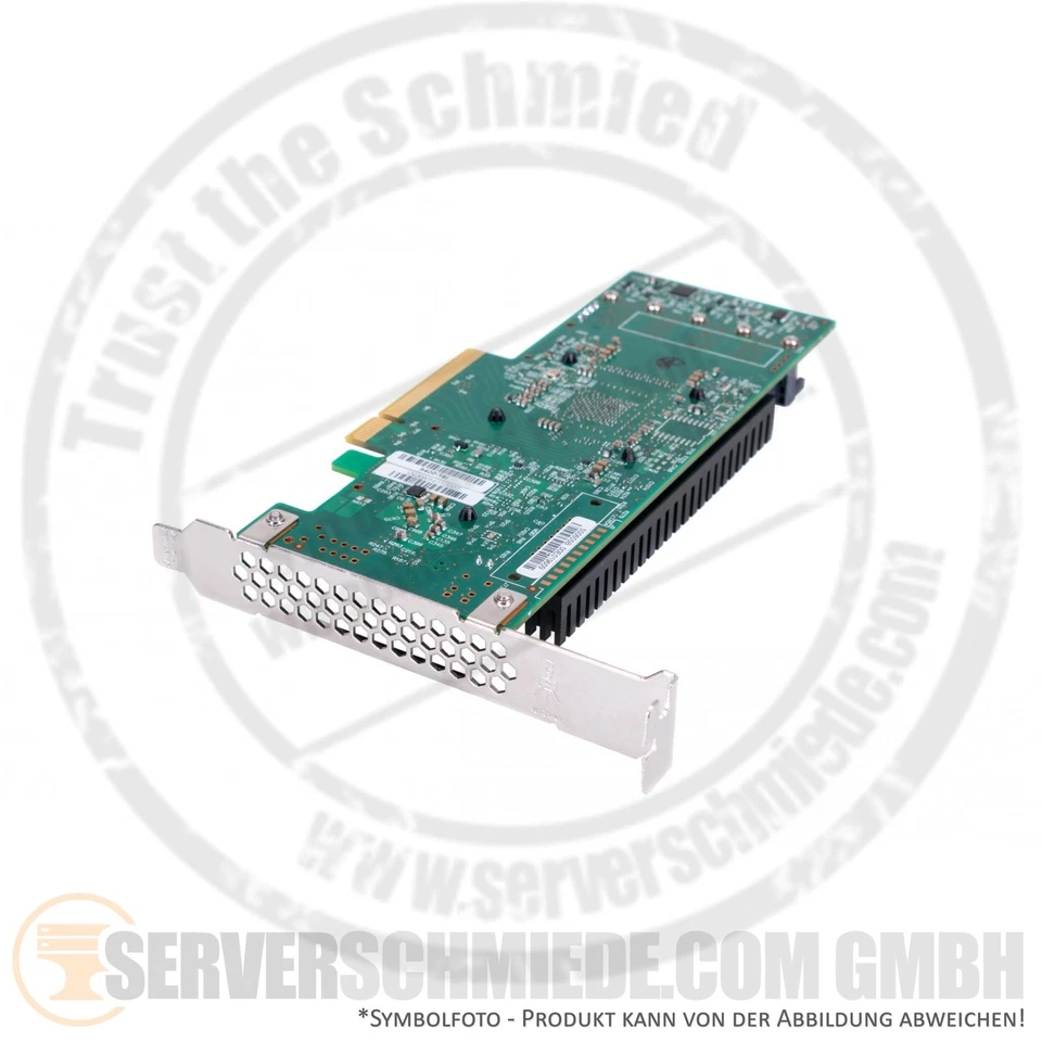 LSI SAS 9400-16i PCIe x8 4x SFF-8643 12G SAS3 NVMe HBA HDD SSD NVMe JBOD Tri-Mod - Bild 3 von 4