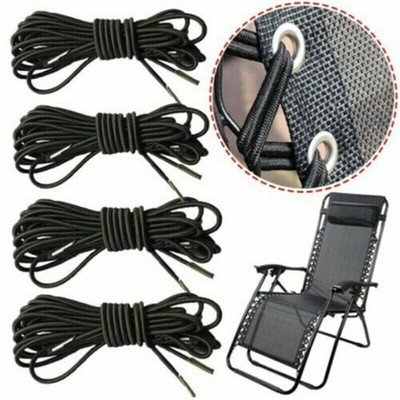 4x Relax-Liegestuhl Elastische Schnur für Sonnenliege Gartenliege Strandliege