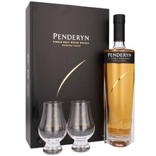 Penderyn Madeira Whisky 2 Glass Gift Set 70cl