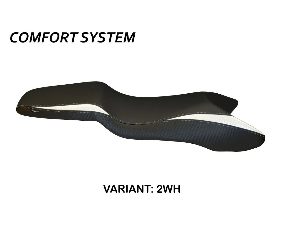 Seat saddle cover Edimburgo Comfort System White TPZ HONDA CBR 600 F 1999 2006