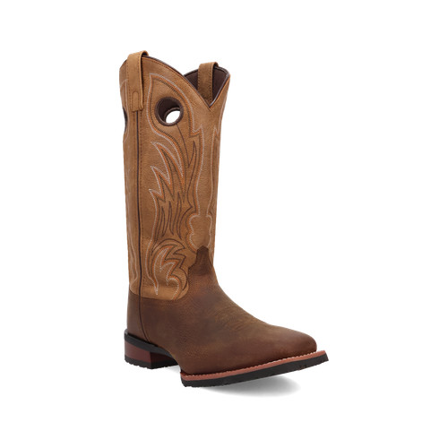 with box Dan Post Mens Cullen Dark Brown Leather Western Boot 8016 G2U