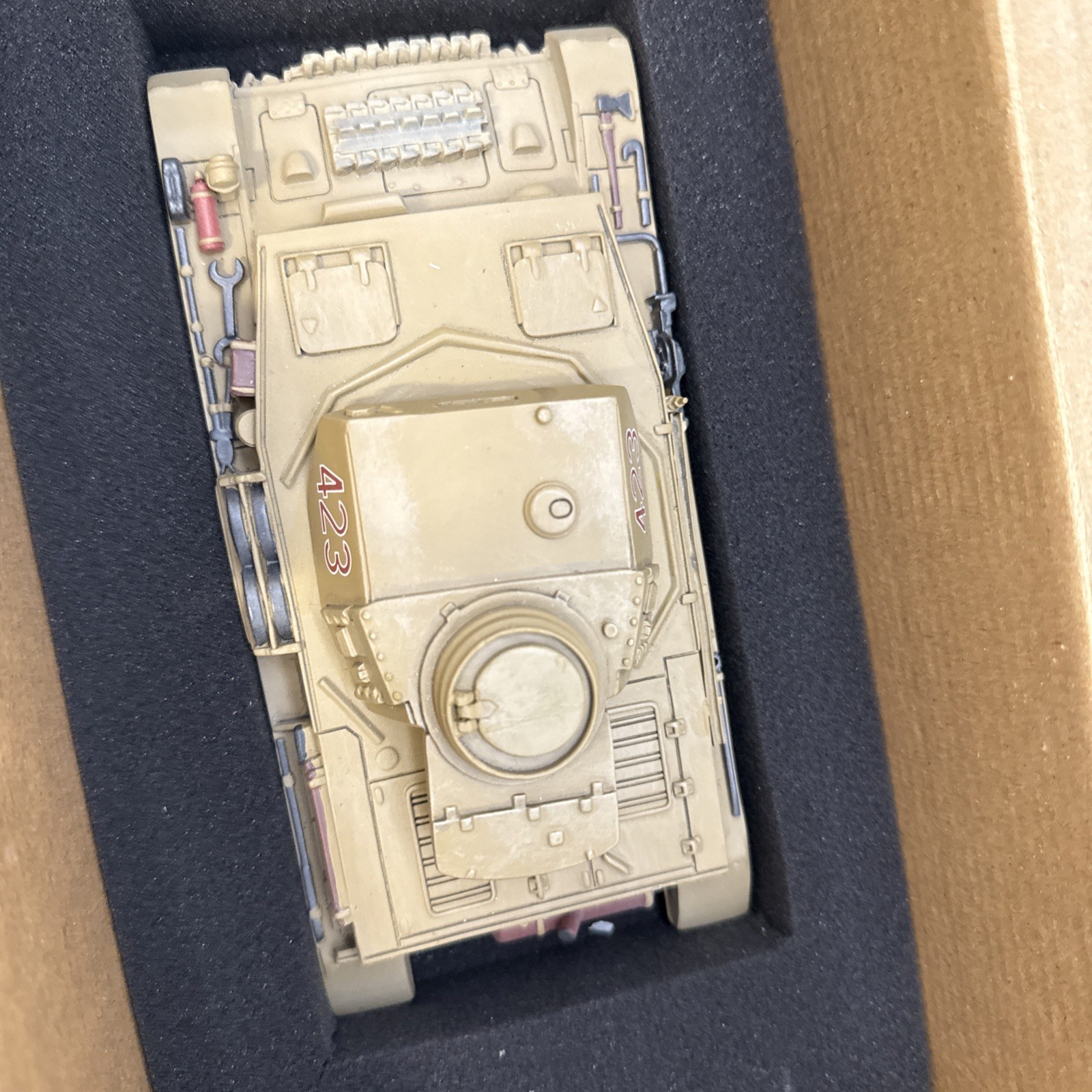 W. Britains Diecast 17460 Number 423 WW2 German Panzer IV Tank w/Box-SUPER C@@l!