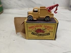 Moko Lesney Matchbox #13 Wreck Truck GPW 1960 Vintage with Original B5 Box Super