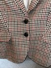 H&M Blazer Womens Houndstooth Pockets Button Long Sleeve Sz 8 — photo 3