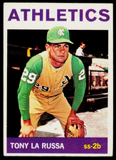 1964 TOPPS #244 TONY LA RUSSA (VG-EX) ROOKIE ~ GFCC