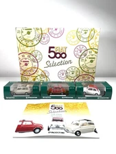 Fiat 500 Selection Brumm - 3 Models 1:43 - DeAgostini Special Edition Box