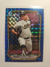 2026 Bowman Chrome Gage Jump 1st Blue Geometric Refractor 27/150