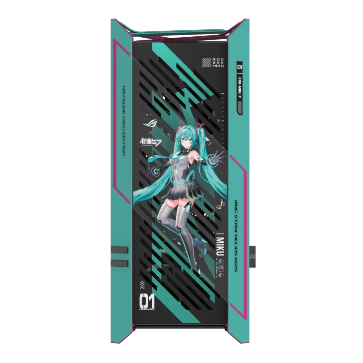 Presale ASUS ROG Strix Helios II Hatsune Miku Edition Case - Image 2 of 4