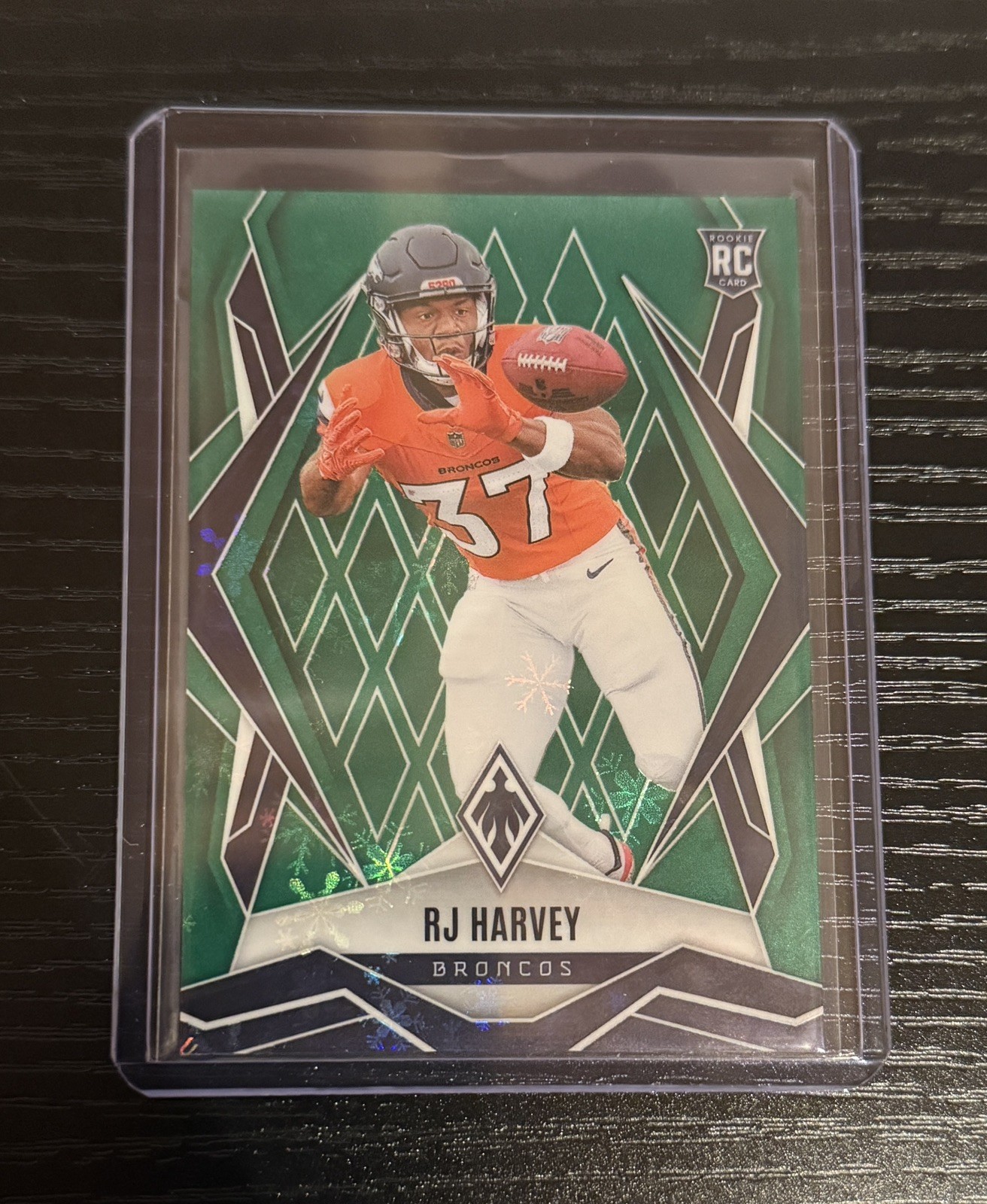2025 Panini Phoenix - Rookies RJ Harvey #176 (RC) /149 holiday