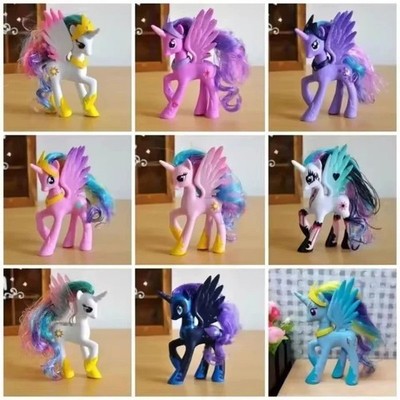 プリンセスセレスティア+ナイトメアムーン　フィギュア 14cm My Little Pony Princess Celestia Nightmare Moon Figures Toys