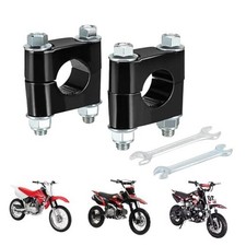 Motorcycle Handlebar Risers 22mm 7/8" Handle Bar Clamp Mounts CNC Universal
