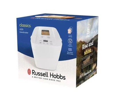 Russell Hobbs Fast Bake Brotbackautomat mit 12 Brotbackfunktionen 3 Krustenoptionen