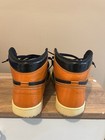 Jordan Air Jordan 1 Men’s High Top Lace-Up Athletic Sneakers Black/Orange — photo 2