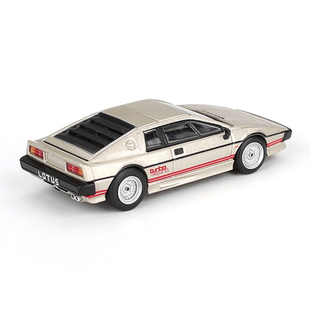 MINI GT LOTUS ESPRIT TURBO 1/64 DIECAST MODEL CAR METALLIC SILVER
