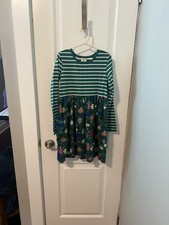 Hanna Andersson Girls Dress Size 8 Holiday Ch...