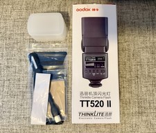 Godox TT520II Thinklite Camera Flash with accessories