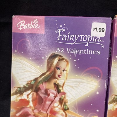 Barbie Fairytopia 32 Valentines Fold & Seal Cards W/Seals 2005